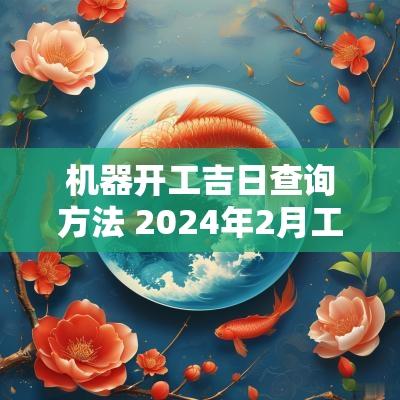 机器开工吉日查询方法 2025年2月工厂开工吉日查询