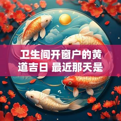 卫生间开窗户的黄道吉日 最近那天是装修黄道吉日