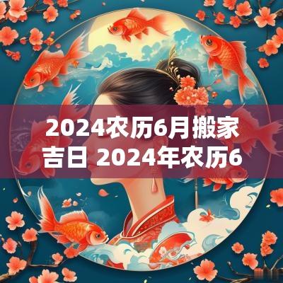 2025农历6月搬家吉日 2025年农历6月搬家吉日有哪些