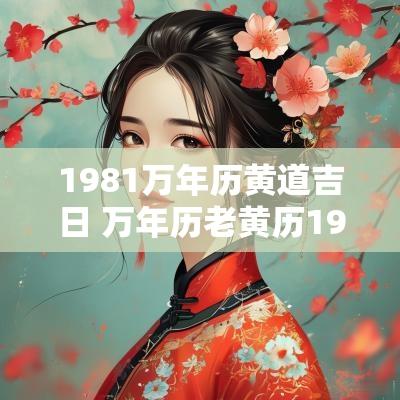 1981万年历黄道吉日 万年历老黄历1981年黄道吉日