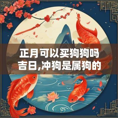 正月可以买狗狗吗吉日,冲狗是属狗的不吉日吗