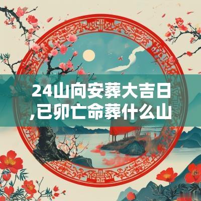 24山向安葬大吉日,已卯亡命葬什么山向大吉
