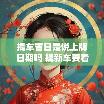 提车吉日是说上牌日期吗 提新车要看日子吗?听好多人说提车要选日期