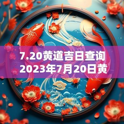 7.20黄道吉日查询 2025年7月20日黄道吉日查询