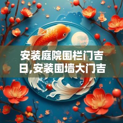 安装庭院围栏门吉日,安装围墙大门吉日
