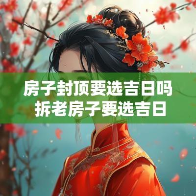 房子封顶要选吉日吗 拆老房子要选吉日和吉时吗