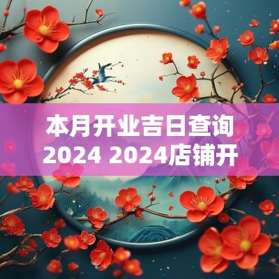 本月开业吉日查询2025 2025店铺开业吉日吉时查询表