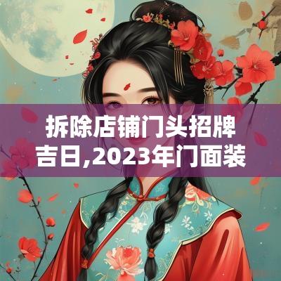 拆除店铺门头招牌吉日,2025年门面装修开工吉日