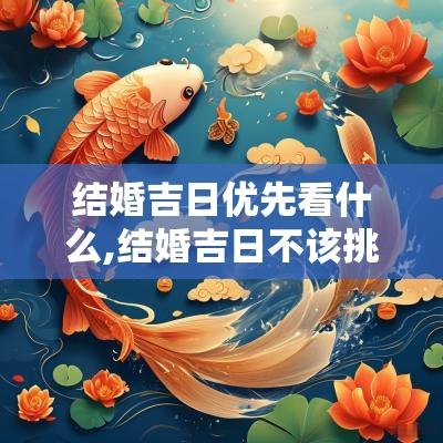 结婚吉日优先看什么,结婚吉日不该挑选哪些日子?
