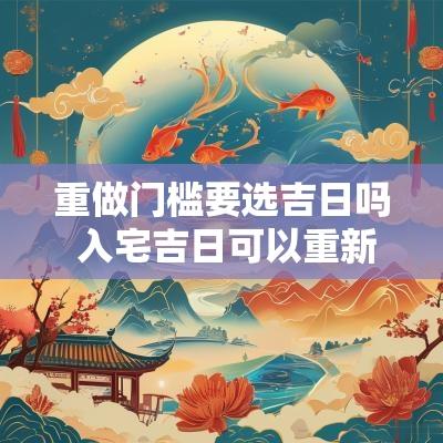 重做门槛要选吉日吗 入宅吉日可以重新选吗
