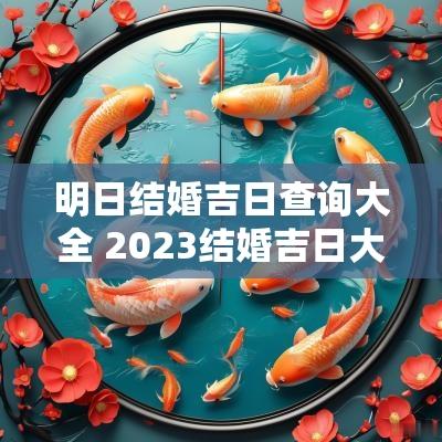 明日结婚吉日查询大全 2025结婚吉日大全三月份查询