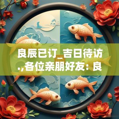 良辰已订_吉日待访.,各位亲朋好友: 良辰已定,吉日待访