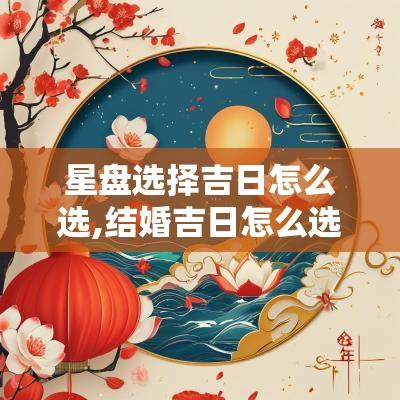 星盘选择吉日怎么选,结婚吉日怎么选?从生辰八字中选黄道吉日