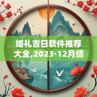 婚礼吉日软件推荐大全,2025·12月结婚吉日推荐