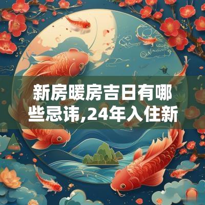 新房暖房吉日有哪些忌讳,24年入住新房吉日有哪些