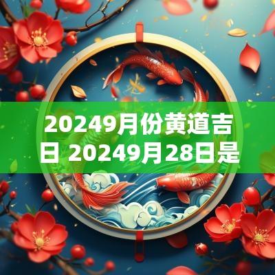 20259月份黄道吉日 20259月28日是黄道吉日吗