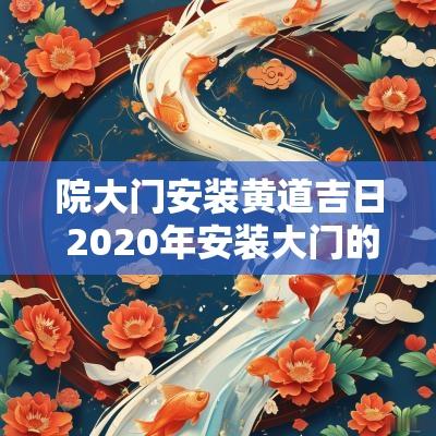 院大门安装黄道吉日 2025年安装大门的黄道吉日