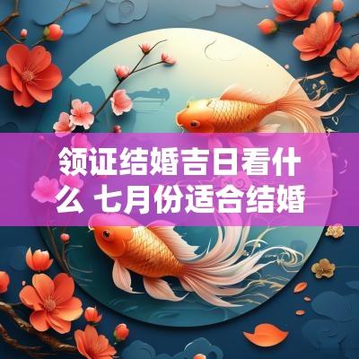 领证结婚吉日看什么 七月份适合结婚领证的吉日是哪天