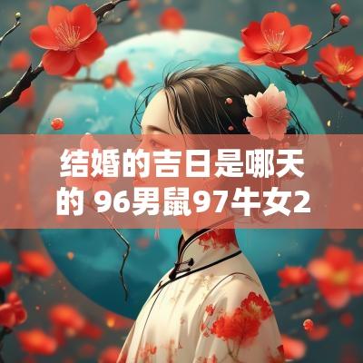 结婚的吉日是哪天的 96男鼠97牛女2025年哪天结婚吉日