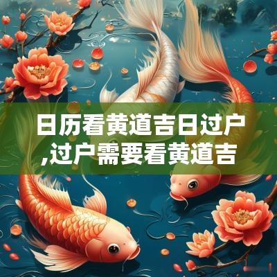 日历看黄道吉日过户,过户需要看黄道吉日吗
