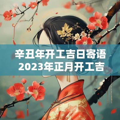 辛丑年开工吉日寄语 2025年正月开工吉日农历开工吉日