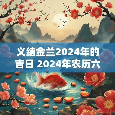 义结金兰2025年的吉日 2025年农历六月十八日是吉日吗为什么