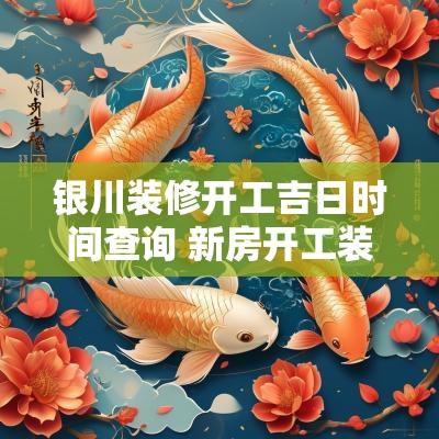 银川装修开工吉日时间查询 新房开工装修吉日查询2025