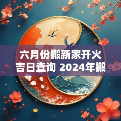 六月份搬新家开火吉日查询 2025年搬新家开火做饭吉日