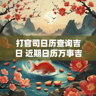 打官司日历查询吉日 近期日历万事吉日查询