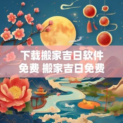 下载搬家吉日软件免费 搬家吉日免费测算软件