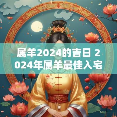 属羊2025的吉日 2025年属羊最佳入宅吉日