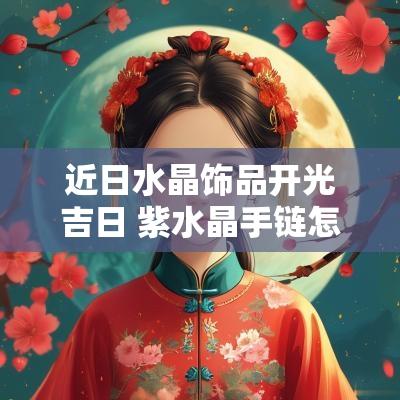 近日水晶饰品开光吉日 紫水晶手链怎么开光