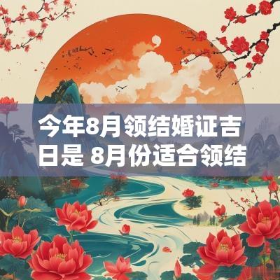 今年8月领结婚证吉日是 8月份适合领结婚证的吉日