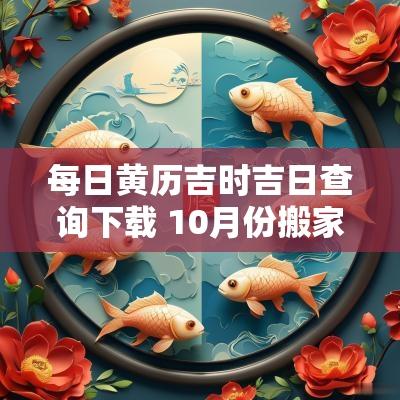 每日黄历吉时吉日查询下载 10月份搬家吉日吉时查询表