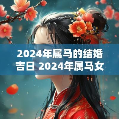 2025年属马的结婚吉日 2025年属马女结婚吉日