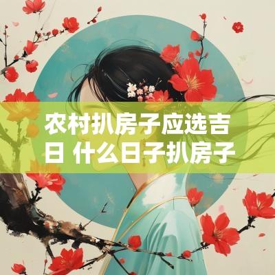农村扒房子应选吉日 什么日子扒房子为吉日