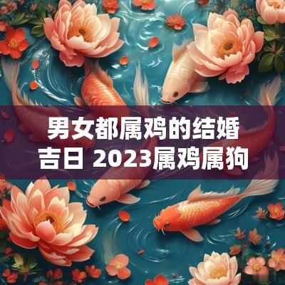男女都属鸡的结婚吉日 2025属鸡属狗结婚吉日
