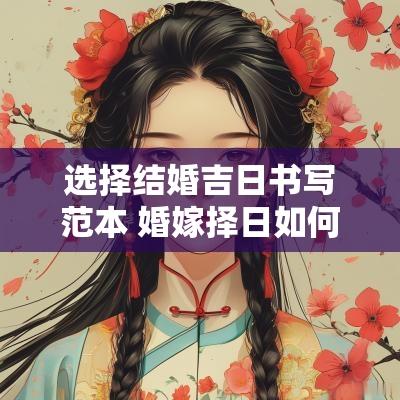 选择结婚吉日书写范本 婚嫁择日如何选择正确的结婚吉日