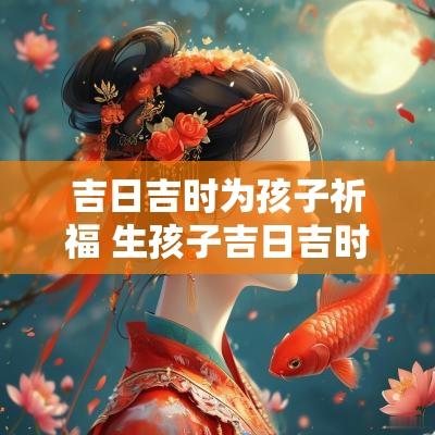 吉日吉时为孩子祈福 生孩子吉日吉时怎么选
