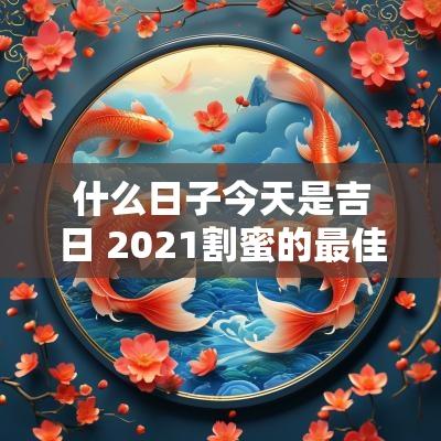 什么日子今天是吉日 2025割蜜的最佳时间吉日