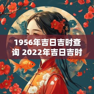 1956年吉日吉时查询 2025年吉日吉时查询表