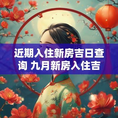 近期入住新房吉日查询 九月新房入住吉日查询