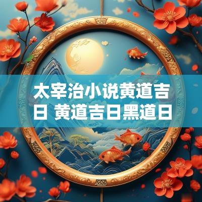 太宰治小说黄道吉日 黄道吉日黑道日对照表