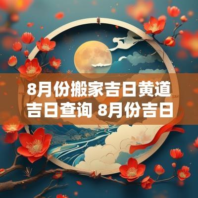 8月份搬家吉日黄道吉日查询 8月份吉日查询搬家黄道吉日 8月份搬家吉日黄道吉日查询 8月份吉日查询搬家黄道吉日