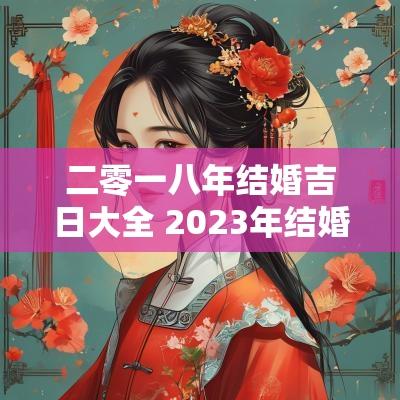 二零一八年结婚吉日大全 2025年结婚的好日子结婚吉日大全