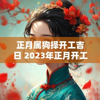 正月属狗择开工吉日 2025年正月开工吉日农历开工吉日