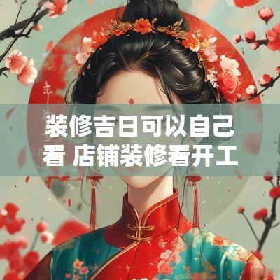 装修吉日可以自己看 店铺装修看开工吉日