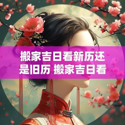 搬家吉日看新历还是旧历 搬家吉日看阳历还是农历