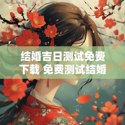 结婚吉日测试免费下载 免费测试结婚吉日