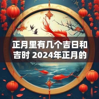 正月里有几个吉日和吉时 2025年正月的吉日吉时